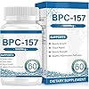 BPC 157 Peptide Capsules 1000 mcg, supports muscle growth, tissue repair, strength, non-GMO, gluten-free, 60 capsules(1PC)