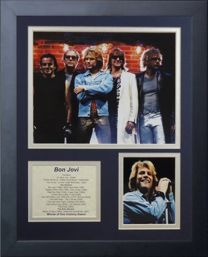 Legends Never Die 'Bon Jovi Framed Photo Collage, 11 x 14-Inch, (16316U)