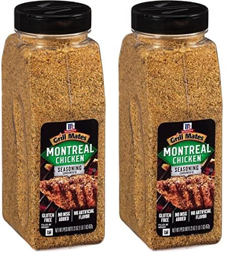 McCormick Grill MatesMontreal Chicken Seasoning, 23 oz One 23 Ounce  Container of Montreal Chicken Seasoning with Blend of Garlic, Onion, Black