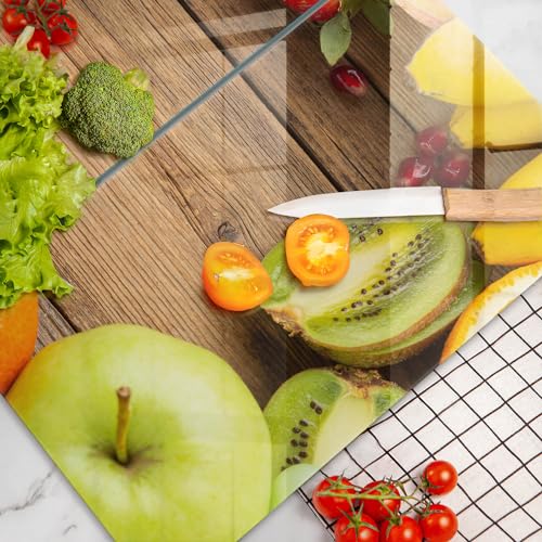 Planche à découper multifonctionnelle Wallfluent cuisson fruit frais 52cm - 5