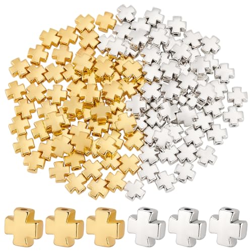 PH PandaHall 120PCS Cross Beads