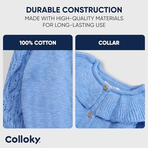 Image of Cozy Sweater and Hoodie for Little Girls, Boys and Toddlers - Premium Warm Knit Pullover, Perfect for Boys and Girls, Comfortable Casual Wear, Ideal for Layering - Girl, Lavender, 36 M
