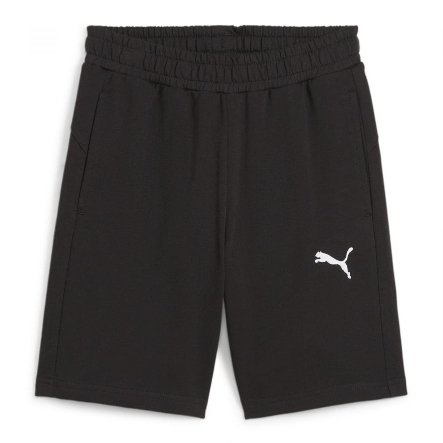 PUMA Unisex Teamgoal Casuals Jr Knitted Shorts, Puma Black-puma White, 116 EU