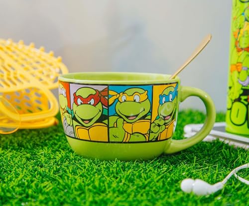 Vaso de Cerámica TMNT 24 oz Verde miniatura 4