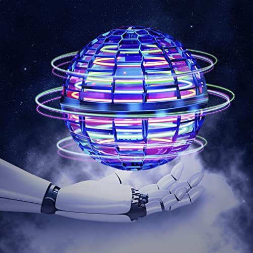 Flying Toys Nebula Orb Hover Ball Cool Toys Magic Led Lights Floating Fly Orb Boomerang Spinner Drones for Gift Outdoor Indoor
