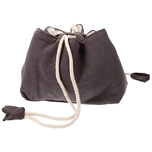 PRETYZOOM Travel Tea Storage Teacup Pouch for Portable Teaware Convenient Teaware Bag Grey Travel Bag