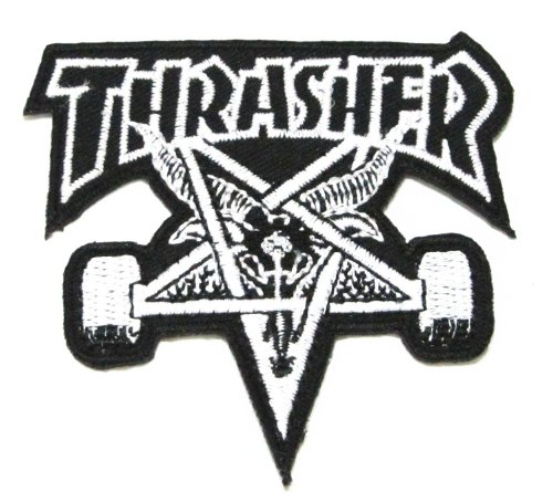 Thrasher Skateboard Magazine Punk Rock Music Skateboard Patch - Iron/Sew On New