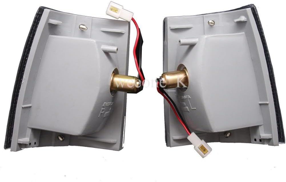 K1AutoParts Front Corner Side Light Signal Lights White Color Lamp For Mazda Magnum B2000 B2200 B2600 1985-1998