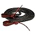 Double Diamond Flat Waxed Nylon Roping Rein - Natural or Black (1