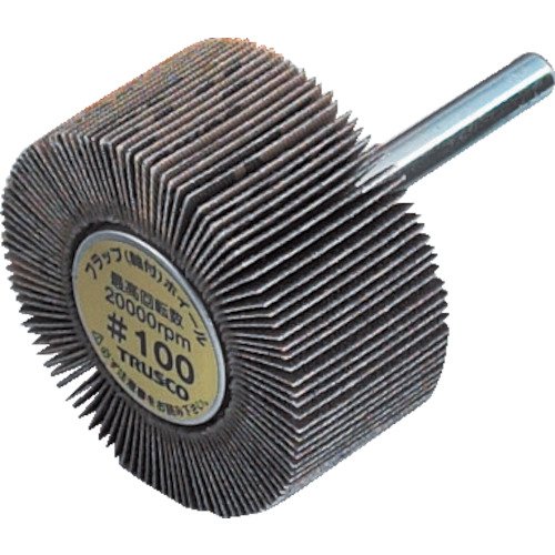 TRUSCO フラップホイール 外径50X幅15X軸径6 5個入 240♯ トラスコ中山