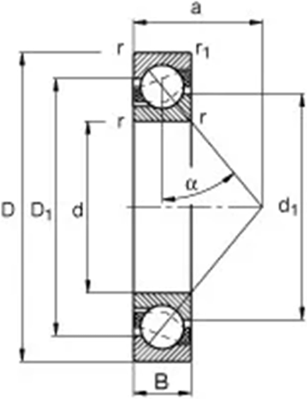 1pcs 7315 7315BEP 7315BEP/P6 75x160x37 7315-B-TVP Angular Contact Bearings ABEC-3 Bearing
