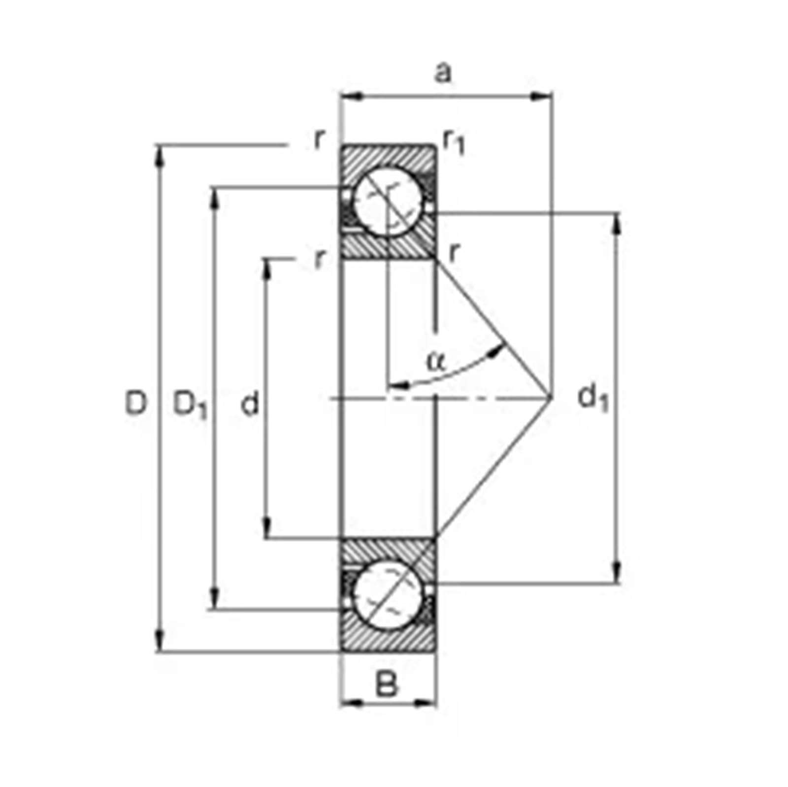 1 pièces 7211 7211BM 55x100x21 7211BECBM 7211-B-MP roulements à Billes à Contact Oblique