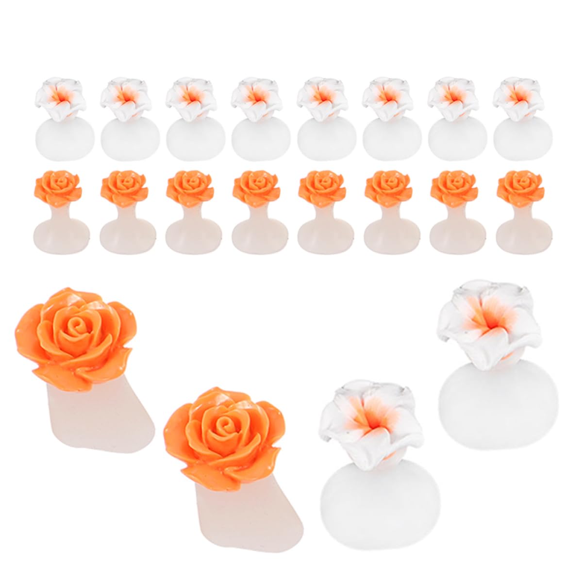 FRCOLOR 80pezzi Separatori Per Dei Silicone Per Pedicure Per Unghie e Distanziatori Comfort Facili Usare e Riutilizzabili Per Nail Manicure Casa