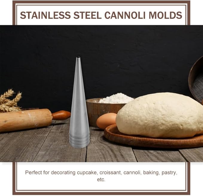 Set de Moldes para Cuernos de Pastelería PRETYZOOM de Acero Inoxidable miniatura 6
