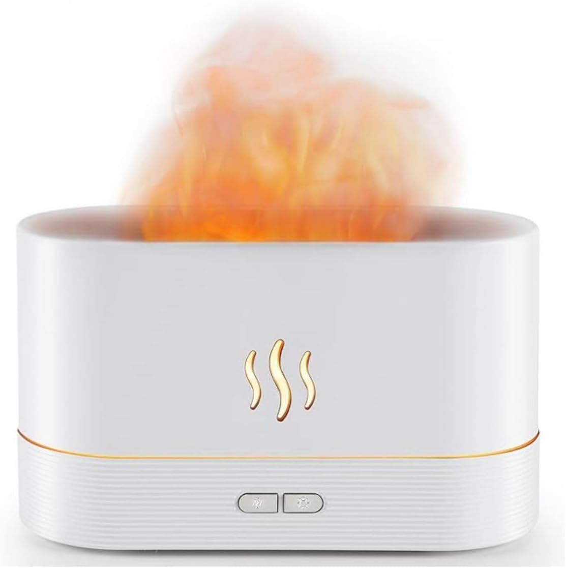 2-in-1 Humidifier & Aroma Diffuser Home Fragrance Room Decor Essential Oil Diffuser Humidifiers for Bedroom Car Air Freshener (White)