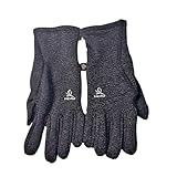 HEAD women's running gloves in grey-touchscreen SENSATEC (Small-Heather Grey)