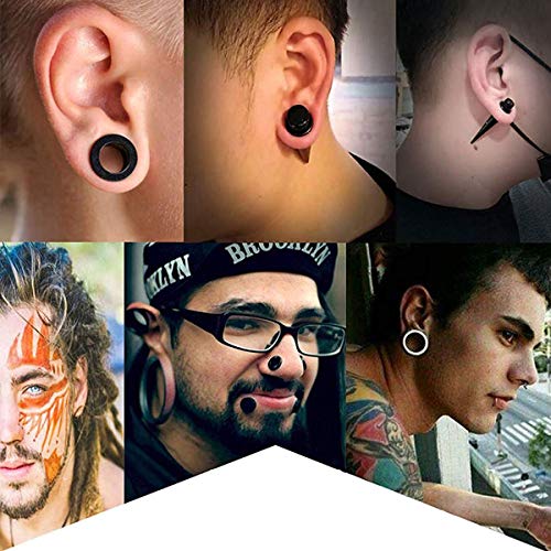 36pcs Ear Stretching Kit 14G-00G Surgical Steel Tapers Tunnels Gauges Set for Starter Women Men Expanders Body Piercing Jewelry…4