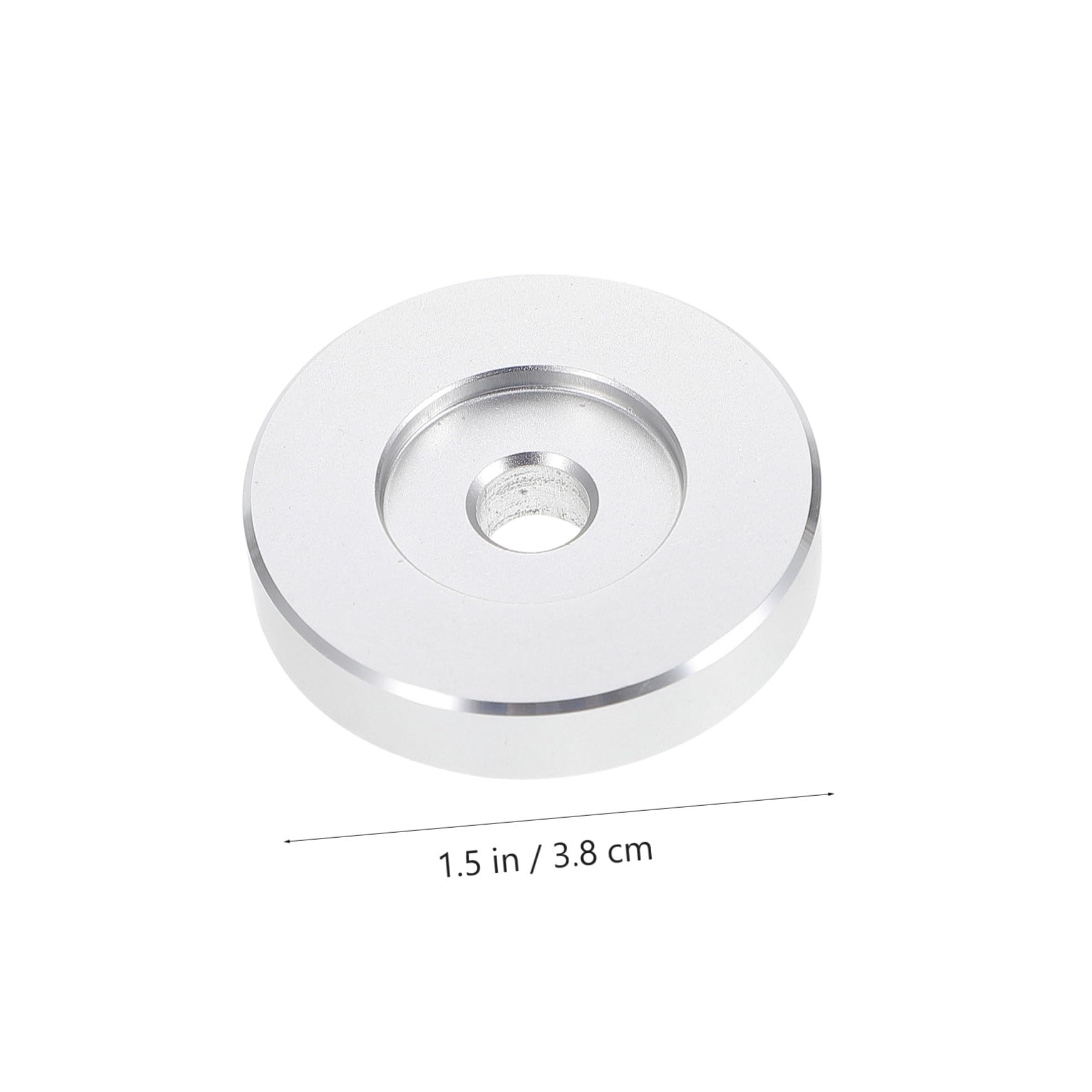 OSALADI Adattatore Per Giradischi in Metallo Da 45 Mm 4 Pezzi Design Stabile Per Giradischi Da 7 Pollici