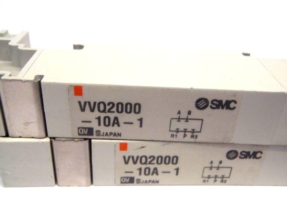 Lot of (2) Fit for SMC VVQ2000-10A-1 [QV] & (1) [QZ] [G] Manifold Valve Blanking Plates