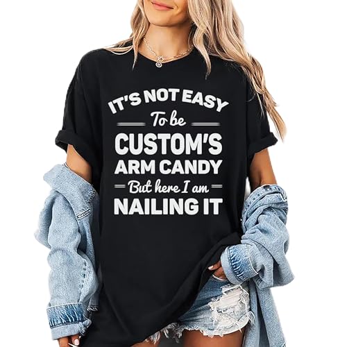 Personalized Arm Candy Shirt Funny Couples Custom Name Tee Being Your Arm Candy Shirt VP26094 Multicolor