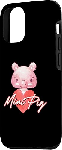 Miniatura 2 de iPhone 13 Pro Cute Mini Pig Heart  Carcasa propietaria de cerdo miniatura
