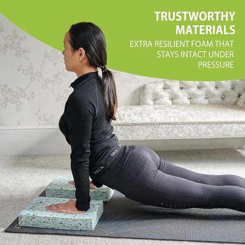 Eco-Friendly Foam Yoga Blocks (2-Pack) - Softer, High-Density Support for Yoga & Pilates, 100% Recycled Vegan Design - Size: 2 of 30x20x5cm - Image 6