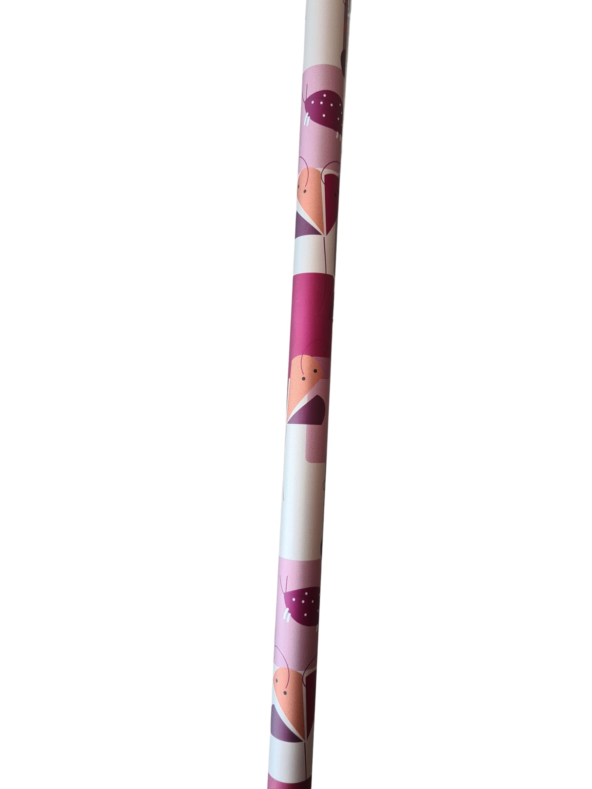Stock-Fachmann® Bastón de altura ajustable ergonómico Super Soft Escort Burdeos, altura regulable de 76 a 98 cm, peso tara: 400 g, soporta hasta 100 kg, más seguridad y sujeción