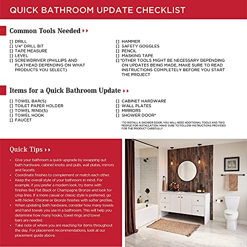 Delta Faucet 75912 Trinsic Towel Bar, 12 Inch, Chrome #TOP6