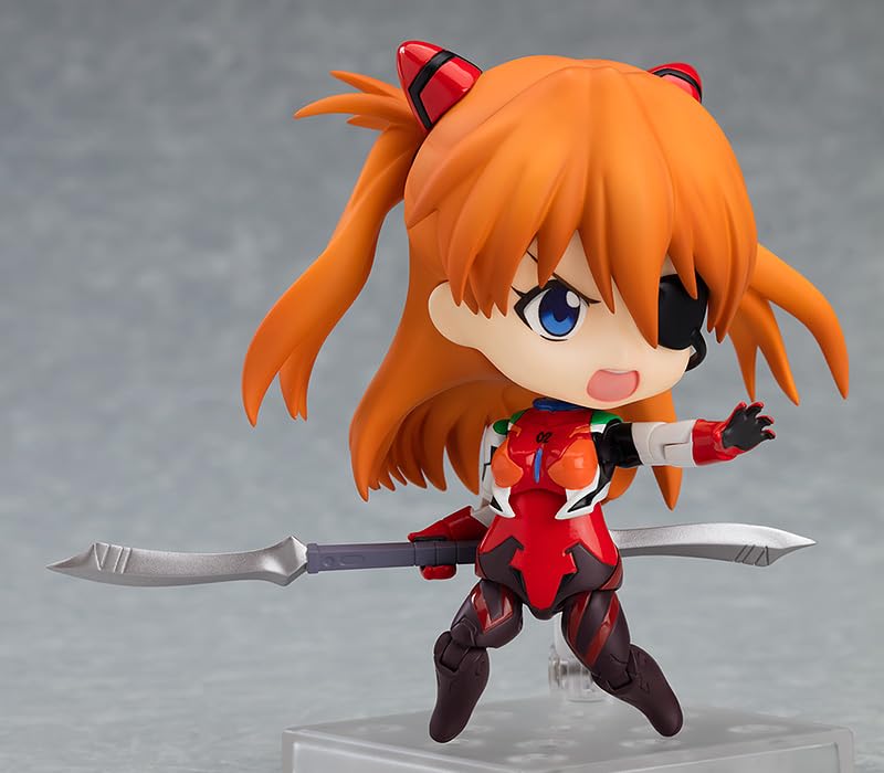 Good Smile Company Rebuild of Evangelion: Asuka Shikinami Langley (Plugsuit Ver.) Nendoroid Action Figure - Image 3