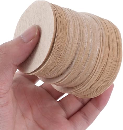 Miniatura 4 de 600 piezas de papel de filtro de café redondo de 2.205 in, papel de filtro de café de repuesto universal, papel de filtro de papel redondo sin