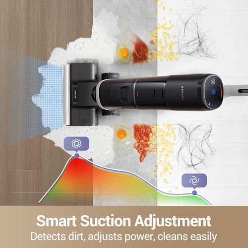 Image of dreame H14 Pro Wet Dry Vacuum Cleaner, 180 Lie-Flat Vacuum Mop, 140F Washing and Fast Hot Air Drying, Powerful 18kPa Suction Floor Cleaner Machine, Easy GlideWheel Movement, Smart App Control