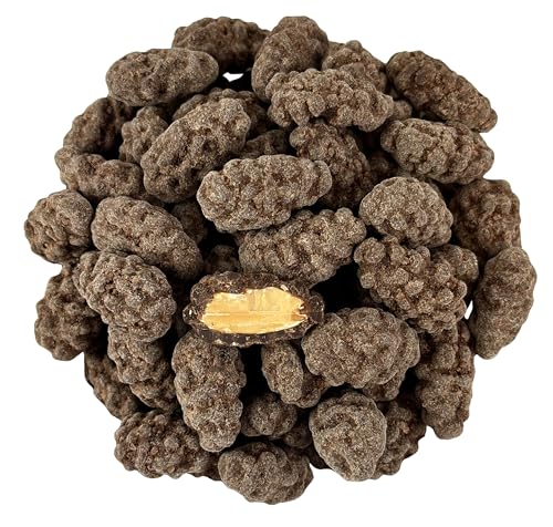 Dark Chocolate Sugar & Sea Salt Covered Almonds, 1 Pound