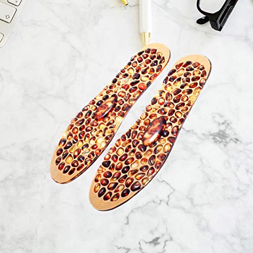 SUPVOX Palmilhas massageadoras para pés com calços para massagem de acupressão e reflexologia terapê