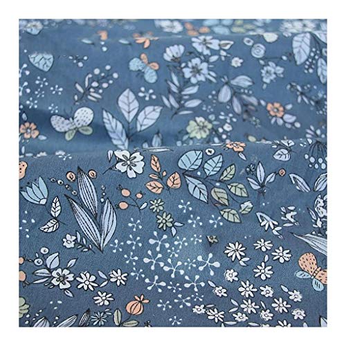 Wgd BU 1pcs De La Planta De Algodón Jacquard Tela Estampado De Tela, 100% Algodón Transpirable Telas, por Metro De Costura DIY Camiseta del Verano Vestido De La Elaboración De Telas