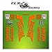 Pegatinas HORQUILLA Rock Shox REBA 2016 ELX20 Stickers AUFKLEBER AUTOCOLLANT Adesivi Bicicleta Cycle MTB Bike 29" Naranja/Orange