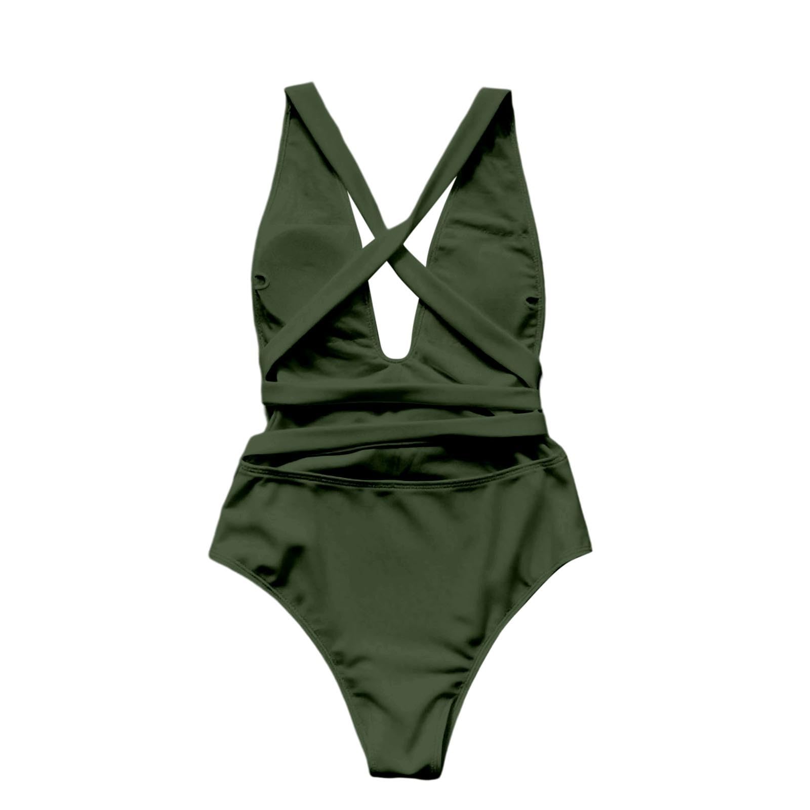 Costume da Bagno Monospalla da Donna, Bikini, Sexy, Monokini, Irregolare, Tinta Unita