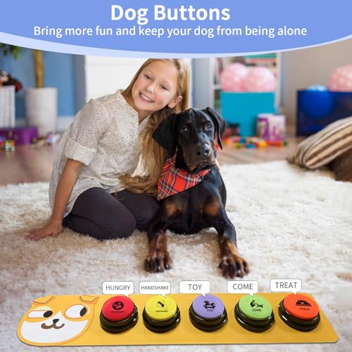 Yeffxior Dog Buttons in Use