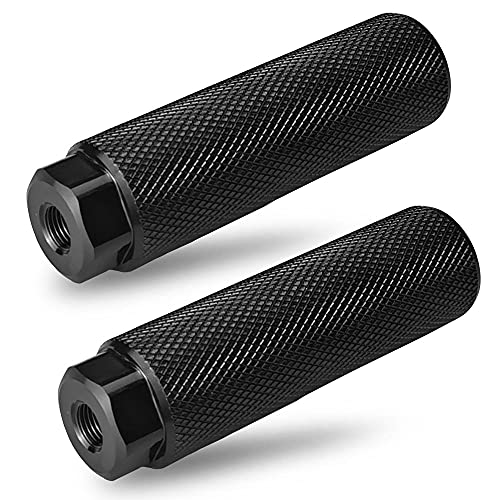 Pegs BMX, Paire Bike Pegs Pédales Antidérapantes en Alliage d'aluminium, Repose-Pieds Arrière Vélo pour Enfant Adulte, Pédale de Vélo pour Cascades Convient pour Arbre 3/8 Pouces Cover