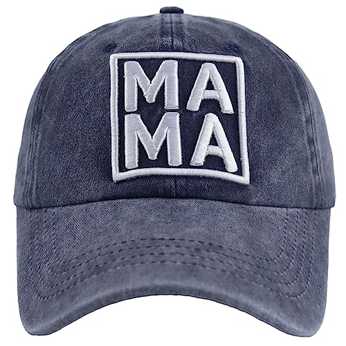 Gorra Mama para Mujer Vintage Bordada Mom Life