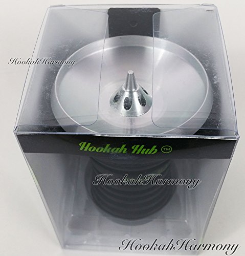 The HOOKAH HUB GREEN Shisha Bowl Silicone with Metal Screen Wind Cover Charcoal Screen