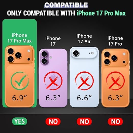 Image of Back Cover Compatible with iPhone 17 Pro Max Case Liquid Silicone Full Protection Shock Proof Back Cover for iPhone 17 Pro Max (Dark Green)