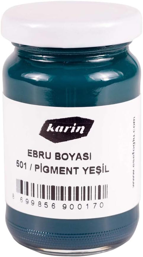 Karin Karin Ebru Boyasi Pigment Yeşil 105 Ml