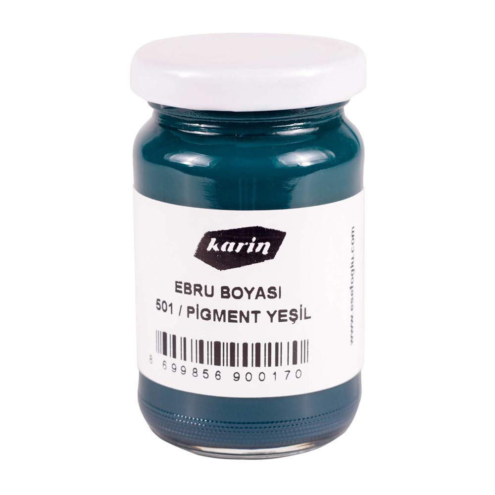 Karin Karin Ebru Boyasi Pigment Yeşil 105 Ml