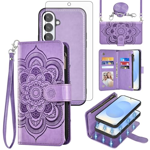 Coque Samsung S26 Plus violette Asuwish MDHCX antichoc avec protection intégrale élégante