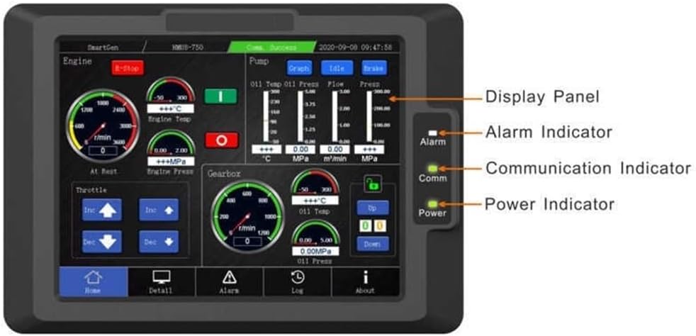 HMU8-750 Engineering Machinery Single Control Controller Four-Protection Module 1Pcs
