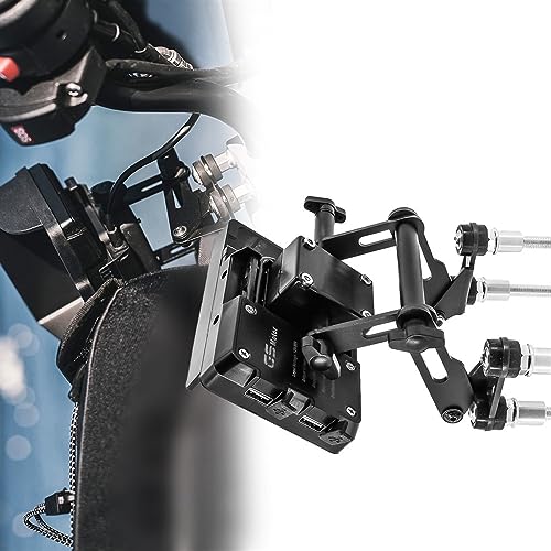 Motorrad Einstellbare Verlängern Lenker Handy-Navigation Halterung USB Telefon Lade Zubehör Für BMW R1200R R1200RS LC R1250R R1250RS