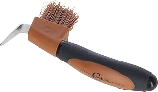 Kerbl Covalliero Hufkratzer 2K braun schwarz mit Bürste