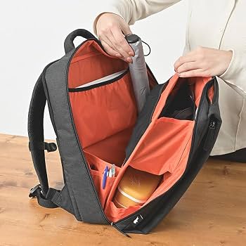 Amazon.co.jp: [KABAG] リュック ガバッと開く収納ボックス型 男女兼用