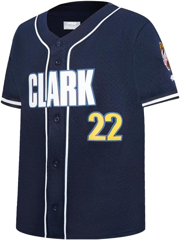 Big Boys WNBA Indiana Fever Classic Player Name and Number Mesh Button Down Top