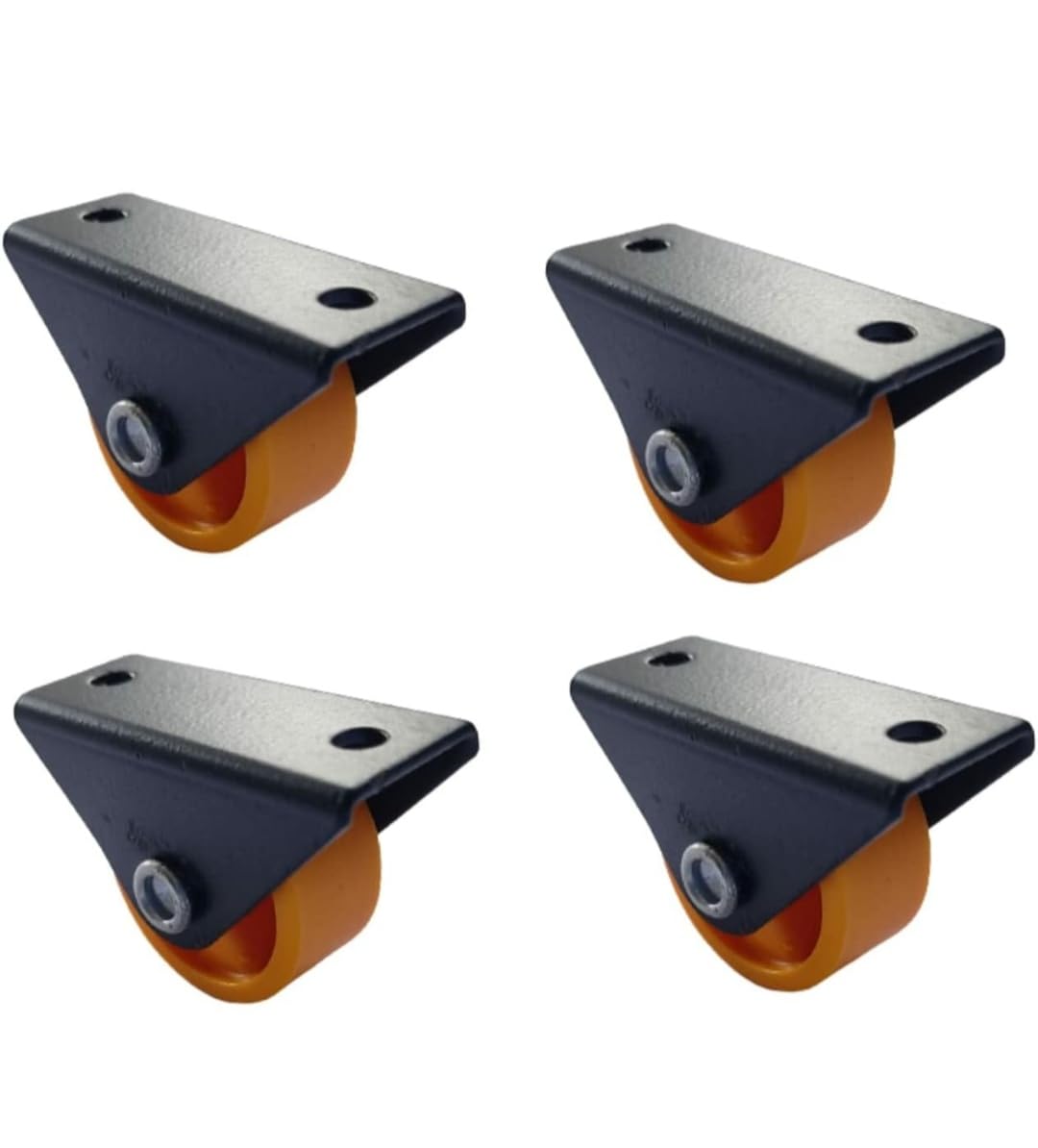 Caster Wheel Small Fix Wheel Castor Wheels, 30 mm Wheel Caster for Furniture Table Trolley (Black/Orange, 90 kgs Load Capacity) Pack of 4 (B0C77JKFQD) Amazon Price History, Amazon Price Tracker